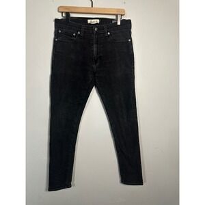 Madewell Mens Skinny Authentic Flex Jeans Black J9492 32x32‎